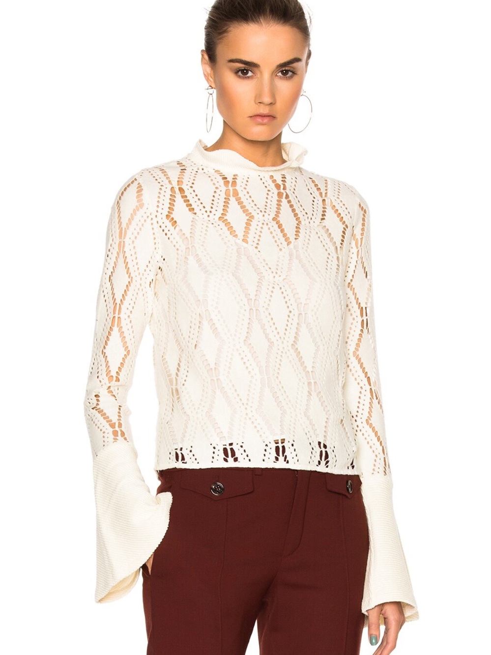 See by Chloe Bell Sleeve Sweater